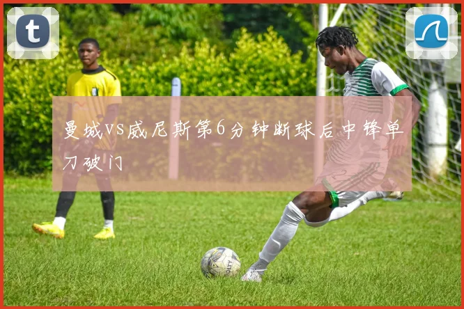 曼城vs威尼斯第6分钟断球后中锋单刀破门